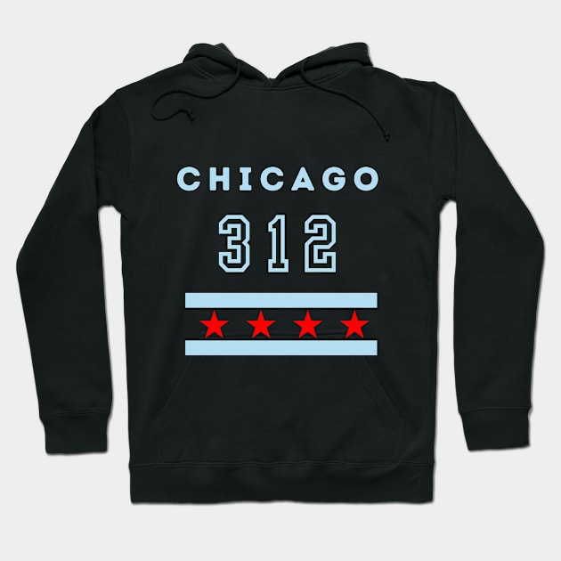 Chicago 312 Hoodie by Plus Size in Chicago